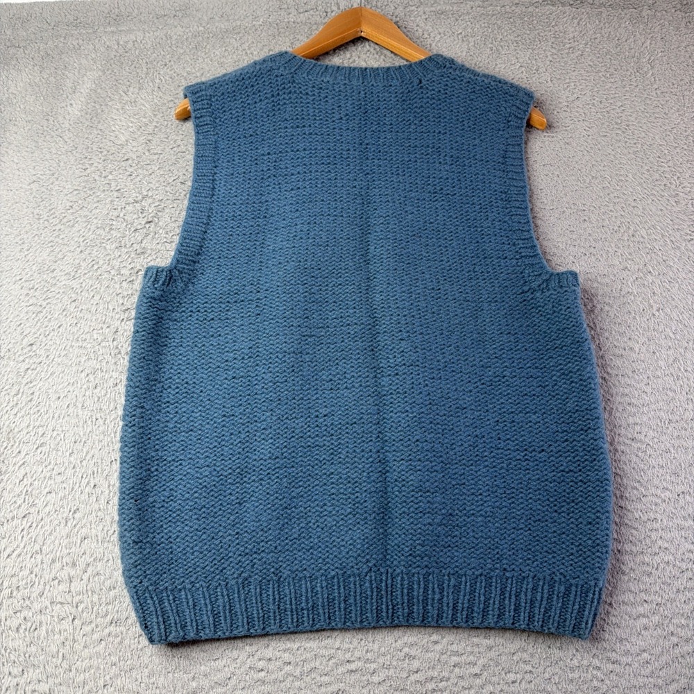 VTG Eagle's Eye Sweater Vest Womens Large Knit 100% Shetland Wool Eagle's Eye - Picture 4 of 7
